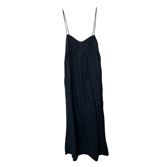 Maeve Linen Tie-Back Maxi Dress - Picture 4 of 9